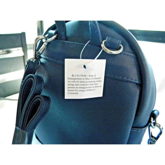 KATE SPADE CHELSEA NYLON MINI SMALL BACKPACK BLACK TOTE TRAVEL BAG PURSE - Picture 12 of 12